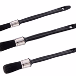 BLACK+DECKER Ecset készlet kör alakú fejjel 5db (2*16mm; 12mm; 2*8mm) minden festékhez, műanyag nyél thumbnail 3