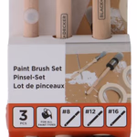 BLACK+DECKER Ecset készlet kör alakú fejjel 3db (16-12-8mm) minden festékhez, fa nyél thumbnail 5