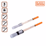 BLACK+DECKER Ecset készlet kör alakú fejjel 3db (16-12-8mm) minden festékhez, fa nyél thumbnail 1