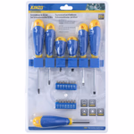 KINZO Csavarhúzó és bit szett tartóval 21db-os  thumbnail 2