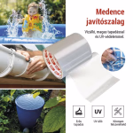 EMOS Javító ragasztószalag úszómedencékhez, 1 m x 100 mm, átlátszó thumbnail 4