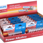 PHILIPS Elem display, 12csomag/display, 1csomag tartalma 10xAA + 10xAAA SXD6021M/10 