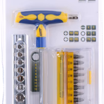 KINZO Csavarhúzó készlet autóhoz (dugókulcs, bitkészlet, T-kulcs) 21 db-os thumbnail 2