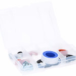 KINZO Tömítés szett teflonszalaggal 86db-os, műanyag dobozban thumbnail 1