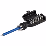 KINZO Csavarhúzó bit és dugókulcs fejekkel, tárolós markolattal  thumbnail 3