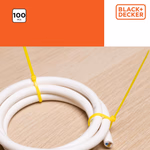 BLACK+DECKER Kábelkötegelő 100db 4 szín/4 méret (BXCHSF7099 ) thumbnail 2