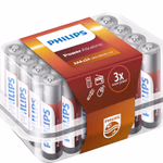 PHILIPS Elem AAA LR02 műanyag dobozban 24db 