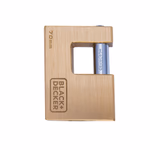 BLACK+DECKER sárgaréz tömblakat, 70mm, 3db kulccsal 2,3x14,7x19,2cm 415gr thumbnail 1