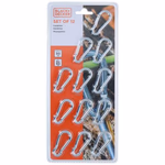 BLACK+DECKER Karabiner szett 12db 5x50mm 50kg teherbírás (BXCHSF7101) thumbnail 1