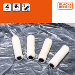 BLACK+DECKER Festőhenger kecskeszőr 100mm*4db 10*2,5*10cm 40g thumbnail 1