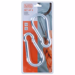 BLACK+DECKER Karabiner szett 2db 12x140mm 350kg teherbírás (BXCHSF7108) thumbnail 1