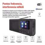 Emos Hordozható rádió Bluetooth, MP3, DAB / DAB+ / FM, fekete színű thumbnail 4