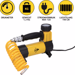 DUNLOP autós mini Légkompresszor, fémházas 7 bar, 96W 12V thumbnail 7