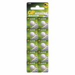 GP Alkáli gombelem LR44 (A76F) 10db/bliszter