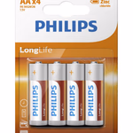 PHILIPS Elem AA R6 Cink 4db Longlife  thumbnail 1