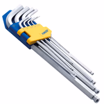 KINZO Imbuszkulcs készlet gömbfejű 9db CRV thumbnail 1