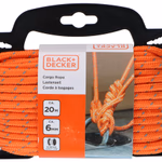 BLACK+DECKER Csomagrögzítő kötél orsón, fényvisszaverős Ø6mm/20m, 265gr thumbnail 1