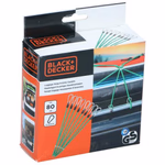 BLACK+DECKER Rögzítőkötél karabinerrel 8 ágú Ø8mm/80cm TÜV /GS