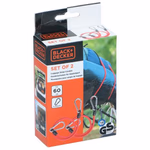 BLACK+DECKER Rögzítőkötél karabinerrel 2db Ø8mm/60cm TÜV/GS thumbnail 1