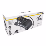 DUNLOP Lábpumpa dual 30x13x7cm 3 féle szelep adapter