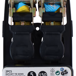 DUNLOP Racsnis heveder 2db 150kg teherbírás 5m 25mm TÜV/GS  thumbnail 1