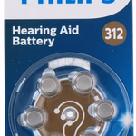 PHILIPS Gombelem 6db PR41/ZA312 Cink Air 1.4V BL hallókészülékbe ZA312B6A/00  thumbnail 1