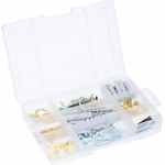 KINZO Csavar, tipli, és akasztó szett tartóban 198db-os thumbnail 1