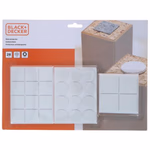 BLACK+DECKER Csúszásgátló/karcolásvédő, öntapadós, 28db, 3 féle (BXCHOT7006) thumbnail 4