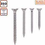BLACK+DECKER Pozidrive csavar szett (4 méret), 350db, PVC dobozban (BXCHSF7000) thumbnail 2