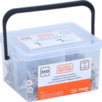 BLACK+DECKER Pozidrive csavar szett (4 méret), 350db, PVC dobozban (BXCHSF7000) thumbnail 1