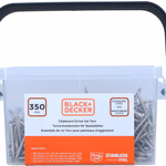 BLACK+DECKER Torx Csavar szett (4 méret), 350 db, PVC dobozban (BXCHSF7001) thumbnail 3