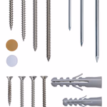 BLACK+DECKER Csavar, tipli és szög szett pvc tartóval 560db-os thumbnail 2