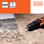 BLACK+DECKER Csavarszett (facsavar) 332db-os, pvc tartóban thumbnail 1