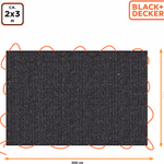 BLACK+DECKER rakomány ponyva 2x3m 932gr 140gsm thumbnail 3
