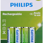 PHILIPS Elem AA 4DB NiMH 2600mAh újratölthető elem R6B4B260/10 