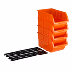 BLACK+DECKER Tároló doboz rakatolható 4db x 24*15Cm (BXCHSF7015) thumbnail 2