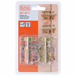 BLACK+DECKER Tolózár 2db, 12db csavarral 4x3,9x0,1cm (BXCHSF7067) thumbnail 1