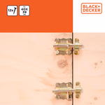 BLACK+DECKER Tolózár 2db, 12db csavarral 4x3,9x0,1cm (BXCHSF7067) thumbnail 2