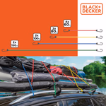 BLACK+DECKER Csomagrögzítő gumipók 10db, TÜV thumbnail 1