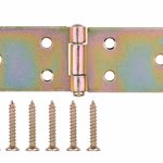 BLACK+DECKER Ajtópánt 4db, 24db csavarral 10,1x3,2x0,15cm 211gr acél (BXCHSF7072) thumbnail 2