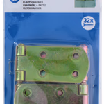 KINZO Ajtópánt 4db, 32db csavarral 13,5x3,5cm 77gr fém