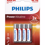 PHILIPS Elem AAA LR03 Power Alklaline 4db  thumbnail 1