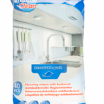 LIFETIME CLEAN Nedves tisztító kendő antibakteriális 18x20cm 40db 