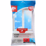 DIRT DEVIL Tisztító kendő 40db üvegre 36GSM 155gr 18x20cm thumbnail 1