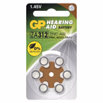 GP Gombelem hallókészülékekbe ZA312 6db/bliszter thumbnail 2