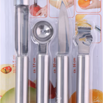 ALPINA Gyümölcs hámozó/szervírozó szett 4db, acél thumbnail 2