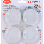 ALPINA Rezgéscsillapító mosógéphez 4db 4,5x4,5x2,2cm 82gr