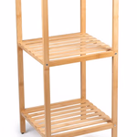 ALPINA Fürdőszoba polc lakkozott bambusz 3 szintes 33x32x77cm