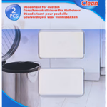 LIFETIME CLEAN Légfrissítő szemeteshez, 2 db, átlátszó, 4,1x2,4x0,7 cm