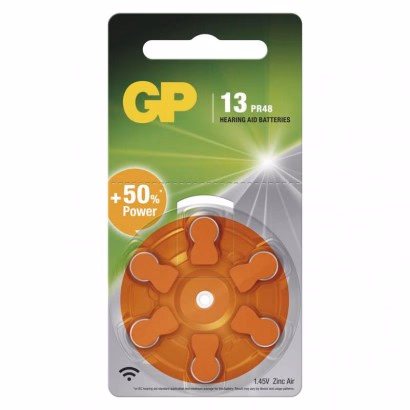 GP Gombelem hallókészülékekbe ZA13 6db/bliszter - Image 1 of 3